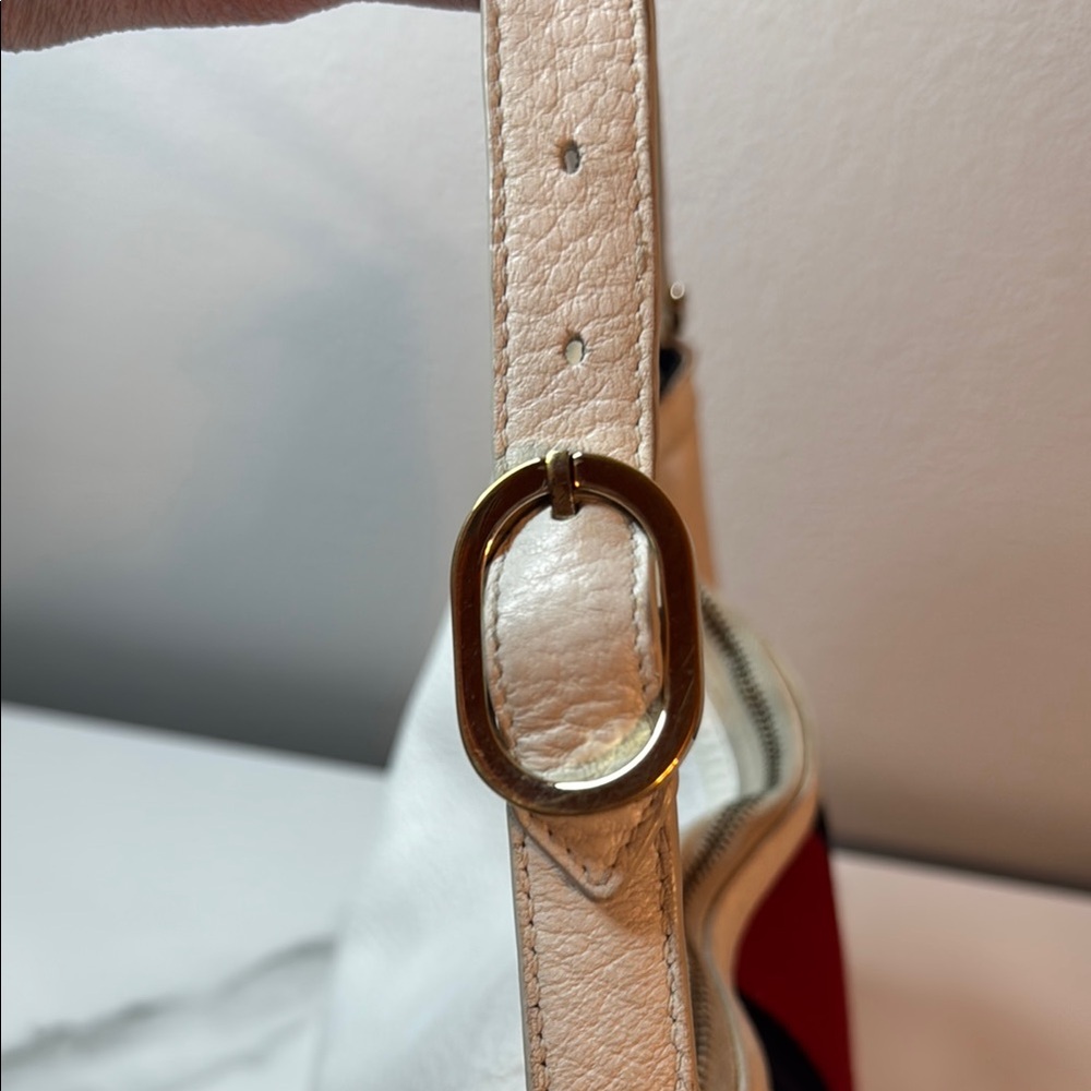 Gucci White Blondie and Sherri Line (Blue & Red) Women's Shoulder Bag - Picture 4 of 8